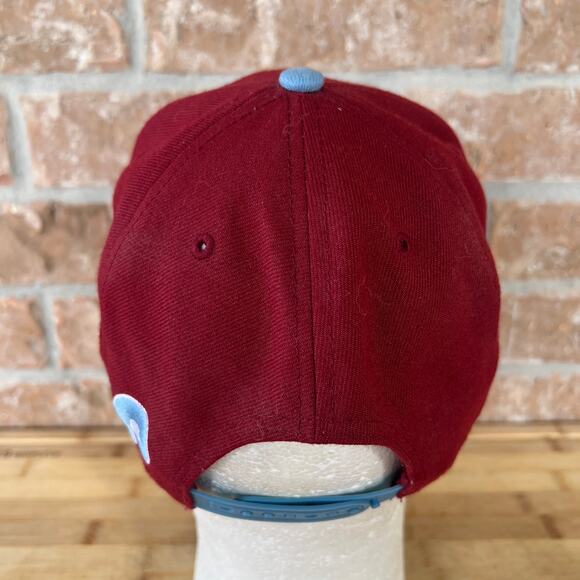 Phillies Maroon and Gray Snapback Hat - Picture 7 of 11